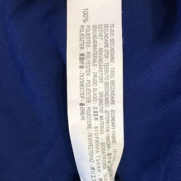 Zara Basic Blue Sleeveless Open Knit Shoulders Top Blouse Size Small S Womens - Picture 5 of 8